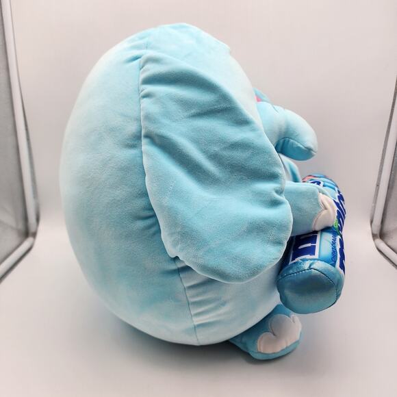 Lottie Blue Elephant Mentos Mint Jumbo Plush 14" Zuru Snackles Stuffed Animal - Picture 2 of 8